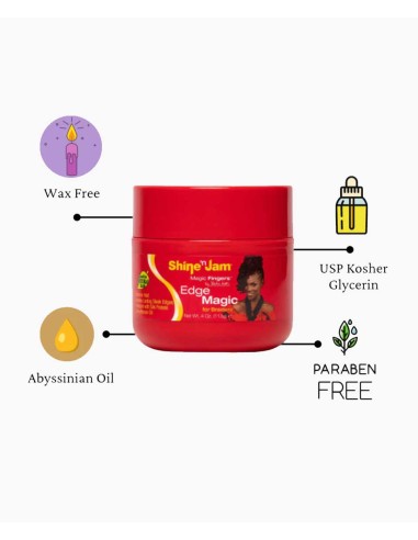 Shine N Jam Edge Magic Fingers For Braiders Extreme Hold