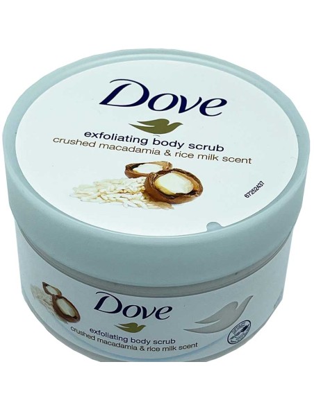 Exfoliating Body Scrub With Macadamia And Rice Milk Exfoliating Body Scrub With Macadamia And Rice Milk