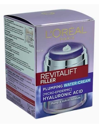 Revitalift Filler Plumping Water Cream With Hyaluronic Acid Revitalift Filler Plumping Water Cream With Hyaluronic Acid