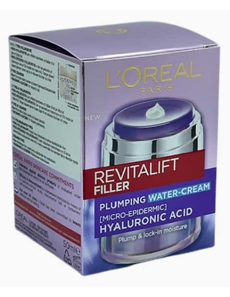 Revitalift Filler Plumping Water Cream With Hyaluronic Acid