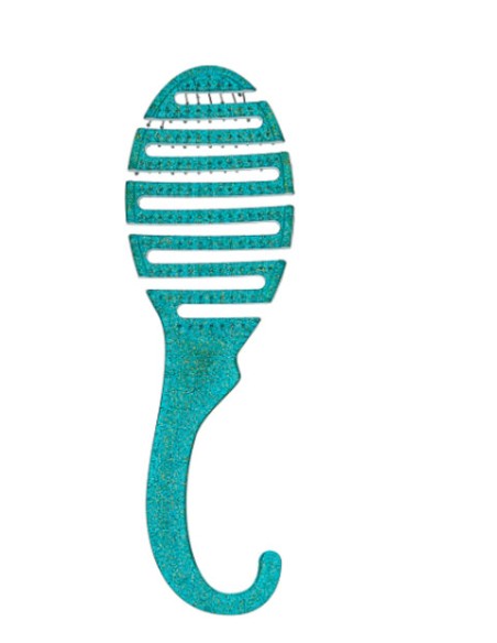 Wetbrush Shower Detangler Teal Glitter Wetbrush Shower Detangler Teal Glitter