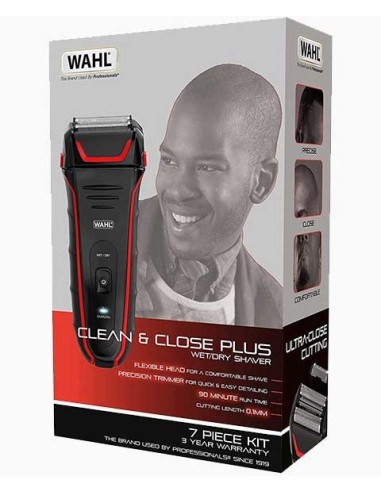 Wahl Clean And Close Plus Wet And Dry Shaver Wahl Clean And Close Plus Wet And Dry Shaver