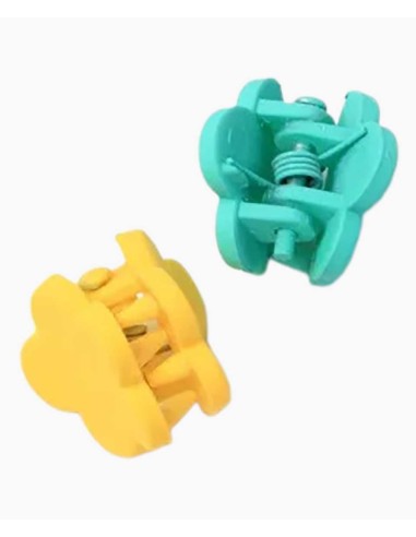 Card Of 6 Flower Mini Clamps 8201