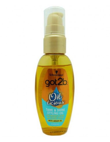 Got2b Oil Licious Tame And Shine Styling Oil With Argan Oil Got2b Oil Licious Tame And Shine Styling Oil With Argan Oil