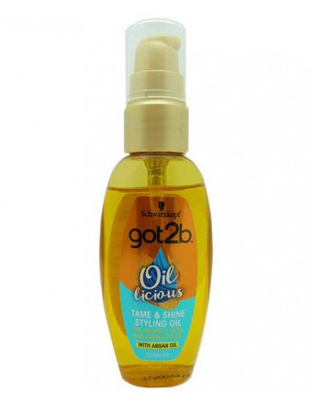Got2b Oil Licious Tame And Shine Styling Oil With Argan Oil Got2b Oil Licious Tame And Shine Styling Oil With Argan Oil