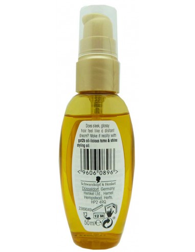 Got2b Oil Licious Tame And Shine Styling Oil With Argan Oil Got2b Oil Licious Tame And Shine Styling Oil With Argan Oil