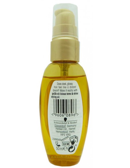Got2b Oil Licious Tame And Shine Styling Oil With Argan Oil Got2b Oil Licious Tame And Shine Styling Oil With Argan Oil