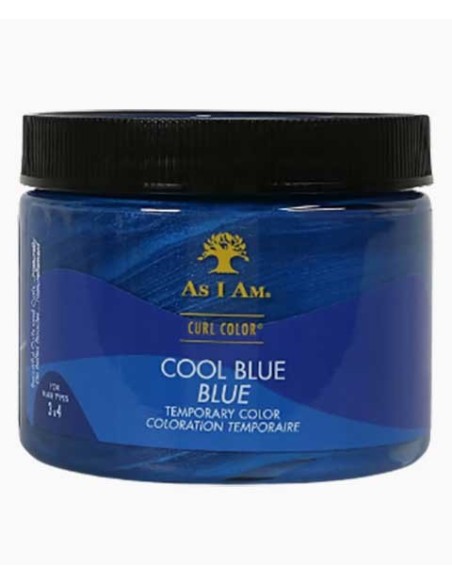 As I Am Curl Color Cool Blue Temporary Color