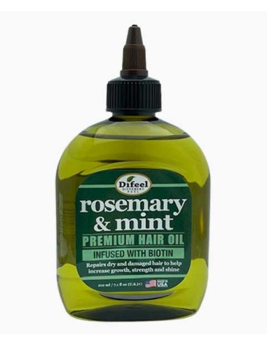 Difeel Rosemary And Mint Premium Hair Oil Infused With Biotin Difeel Rosemary And Mint Premium Hair Oil Infused With Biotin