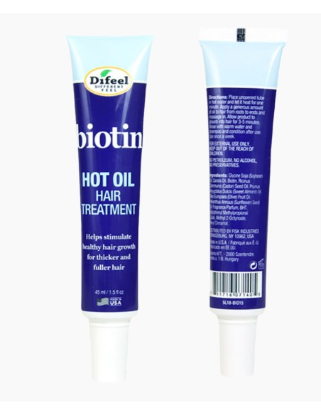 Difeel Biotin Hot Oil Hair Treatment Difeel Biotin Hot Oil Hair Treatment