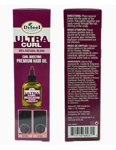 Difeel Ultra Curl Boosting Premium Hair Oil