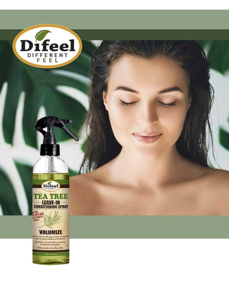 Difeel Tea Tree Volumize Leave In Conditioning Spray Difeel Tea Tree Volumize Leave In Conditioning Spray