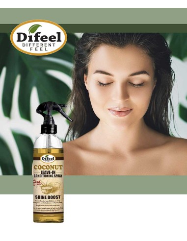 Difeel Coconut Shine Boost Leave In Conditioning Spray Difeel Coconut Shine Boost Leave In Conditioning Spray