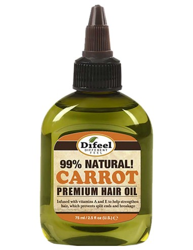 Difeel Carrot Oil Premium Natural Hair Oil Difeel Carrot Oil Premium Natural Hair Oil