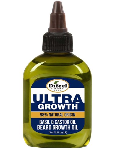 Difeel Ultra Growth Basil And Castor Beard Growth Oil