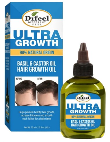 Difeel Ultra Growth Basil And Castor Hair Growth Oil