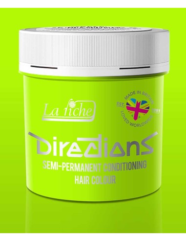 Directions Semi Permanent Conditioning Hair Color Fluorescent Green