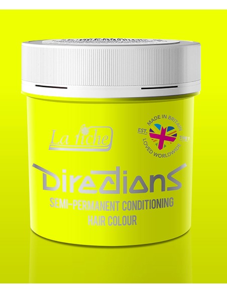 Directions Semi Permanent Conditioning Hair Color Fluorescent Yellow