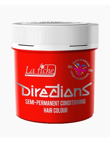 Directions Semi Permanent Conditioning Hair Color Neon Red Directions Semi Permanent Conditioning Hair Color Neon Red