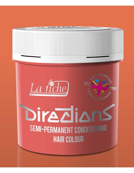 Directions Semi Permanent Conditioning Hair Color Peach Directions Semi Permanent Conditioning Hair Color Peach
