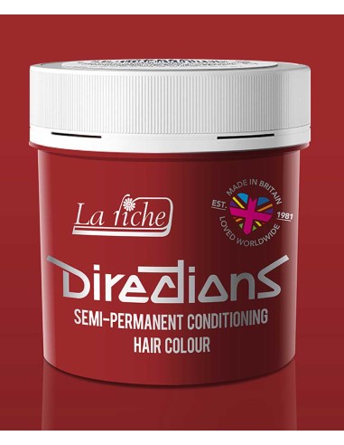 Directions Semi Permanent Conditioning Hair Colour Pillarbox Red Directions Semi Permanent Conditioning Hair Colour Pillarbox Red