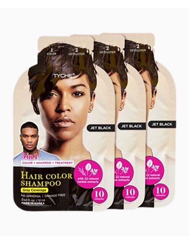 Tyche 3IN1 Hair Color Shampoo Jet Black Tyche 3IN1 Hair Color Shampoo Jet Black
