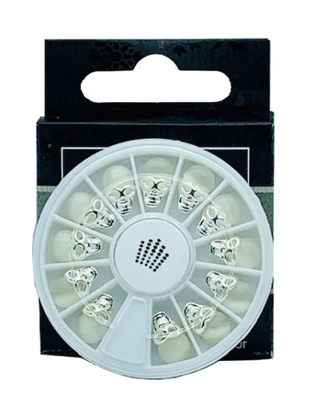 Nail Art Charm Treasure Island Silver Nail Art Charm Treasure Island Silver