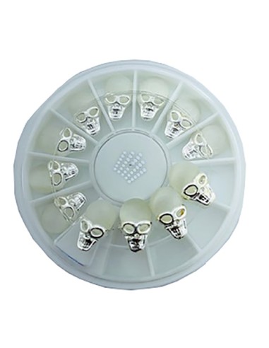 Nail Art Charm Treasure Island Silver Nail Art Charm Treasure Island Silver