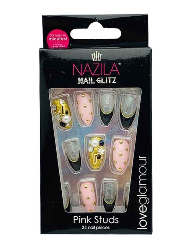 Nail Glitz Love Glamour Pink Studs Nail Glitz Love Glamour Pink Studs