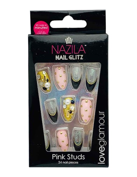 Nail Glitz Love Glamour Pink Studs Nail Glitz Love Glamour Pink Studs