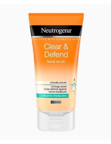 Neutrogena Clear And Defend Facial Scrub Neutrogena Clear And Defend Facial Scrub