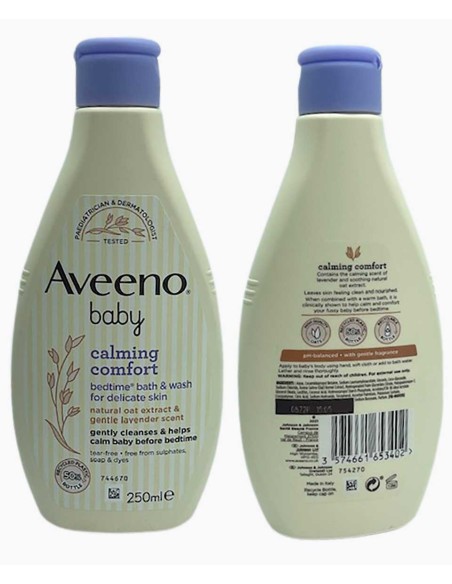 Aveeno Baby Calming Comfort Bedtime Bath And Wash