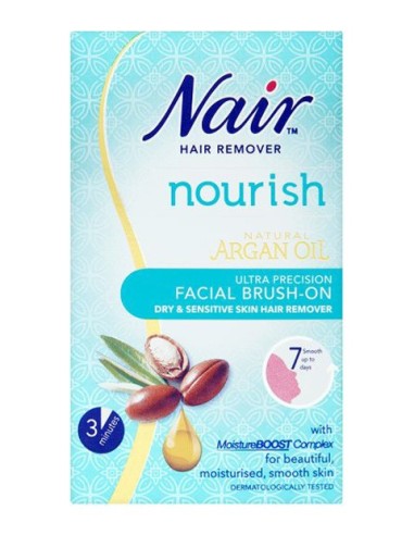 Nair Argan Oil Nourish Facial Brush On Hair Remover Nair Argan Oil Nourish Facial Brush On Hair Remover