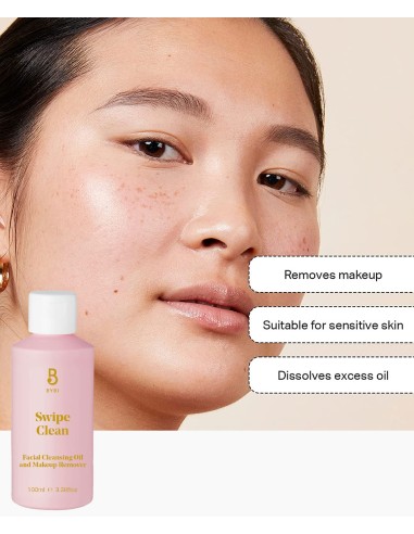 Bybi Swipe Clean Facial Cleansing Oil And Makeup Remover