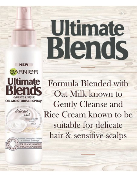 Ultimate Blends Delicate Oat Oil Moisturiser Spray Ultimate Blends Delicate Oat Oil Moisturiser Spray