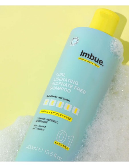 Imbue 01 Cleanse Curl Liberating Sulphate Free Shampoo