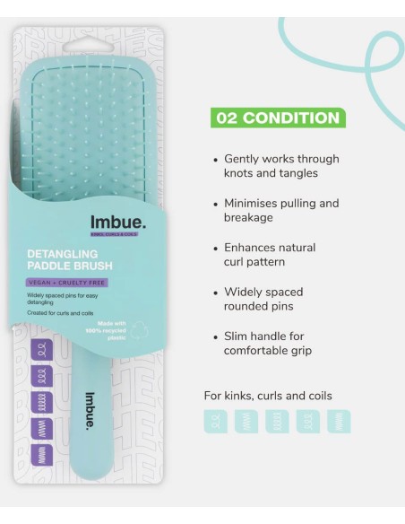Imbue Detangling Paddle Brush