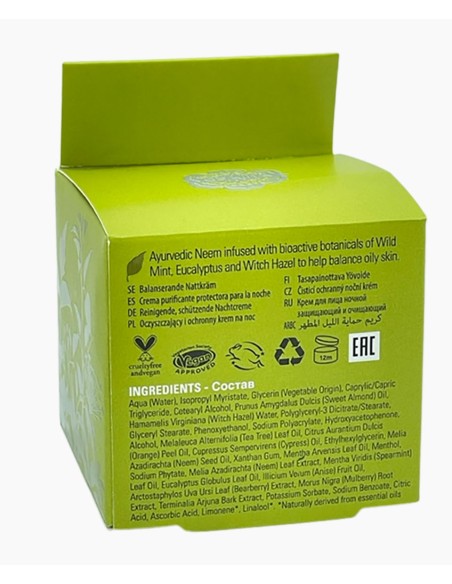 Urban Veda Neem Botanics Purifying Protecting Night Cream Urban Veda Neem Botanics Purifying Protecting Night Cream