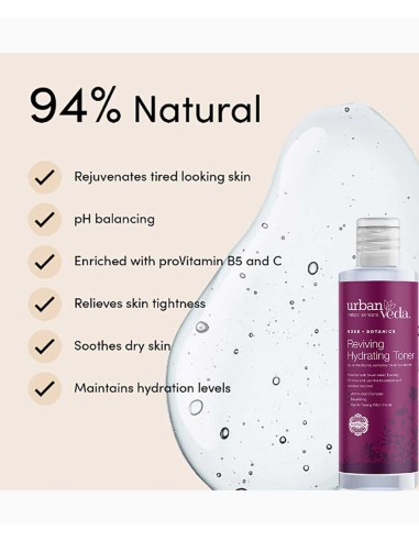 Urban Veda Rose Botanics Reviving Hydrating Toner