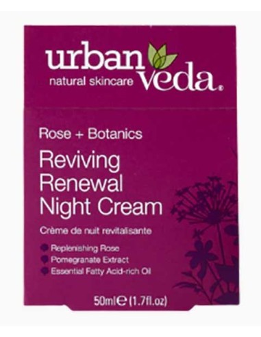 Urban Veda Rose Botanics Reviving Renewal Night Cream Urban Veda Rose Botanics Reviving Renewal Night Cream