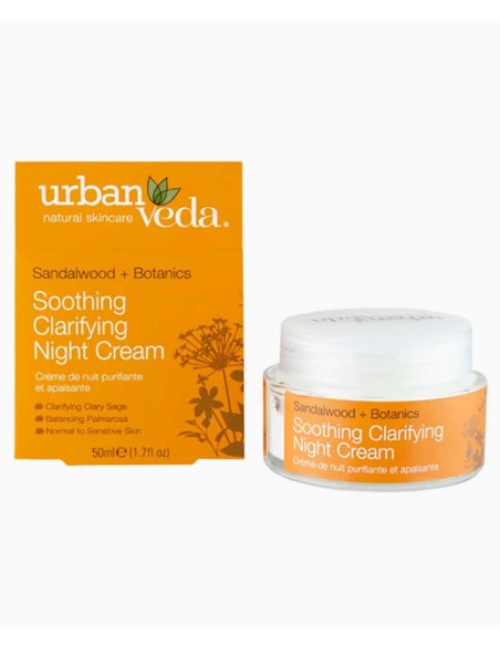 Urban Veda Sandalwood Botanics Soothing Clarifying Night Cream Urban Veda Sandalwood Botanics Soothing Clarifying Night Cream