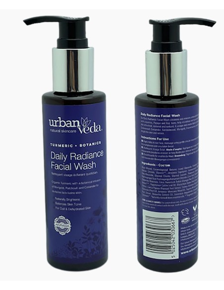 Urban Veda Turmeric Botanics Daily Radiance Facial Wash