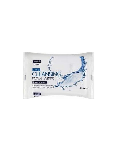 Nuage 3 In 1 Skin Cleansing Wipes