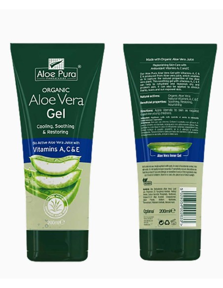 Aloe Pura Aloe Vera Gel With Vitamins A C And E