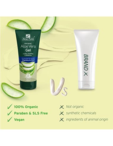 Aloe Pura Aloe Vera Gel With Vitamins A C And E