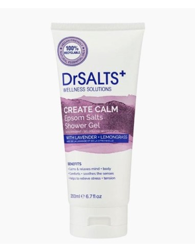 Dr Salts Create Calm Epsom Salts Shower Gel Dr Salts Create Calm Epsom Salts Shower Gel