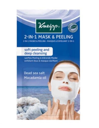 Kneipp2In1 Mask And Peeling With Dead Sea Salt And Macadamia Oil Kneipp2In1 Mask And Peeling With Dead Sea Salt And Macadamia Oil