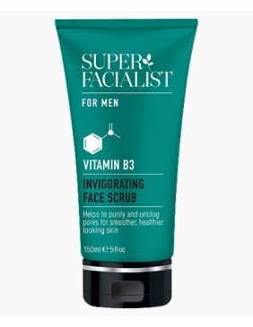 Super Facialist Men Vitamin B3 Invigorating Face Scrub