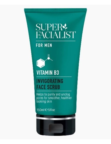 Super Facialist Men Vitamin B3 Invigorating Face Scrub Super Facialist Men Vitamin B3 Invigorating Face Scrub