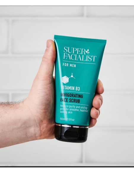 Super Facialist Men Vitamin B3 Invigorating Face Scrub Super Facialist Men Vitamin B3 Invigorating Face Scrub
